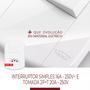 Imagem de Tomada 2p+t 20a 250v + Interruptor Simples Fame Kit C/ 2