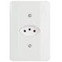 Imagem de Tomada 2P+T Nbr 20A Placa Horizontal Millenium Unidade