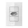 Imagem de Tomada 4x2 Iris 2P+T 10A Branca A7B10001340182 Soprano