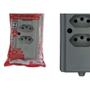Imagem de Tomada Barra Interneed 2P+T. Cinza 20A. Quadrupla