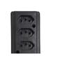 Imagem de Tomada Barra Interneed   Quadrupla 10A 2 Polos +Terra Preta  66262