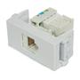 Imagem de Tomada De Comunicacao Rj45 Cat 5E Refinatto Weg Branco