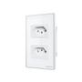 Imagem de Tomada Dupla 10a Inteligente Wi-fi Ets 1002 Branco 4850064