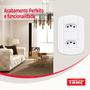 Imagem de Tomada Dupla 20 Amperes Módulo Branco Fame Blanc+ Kit C/ 2
