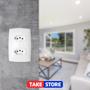 Imagem de Tomada Dupla 20a 4x2 Linha Home Branco Com Placa Blux