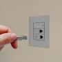 Imagem de Tomada Dupla Informática Rj45 Cat6 Branco Lcs² Pial Plus+