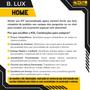 Imagem de Tomada Dupla Vermelha 10A 4x2 Com Placa Home Grafite Brilho Horizontal B.lux