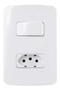 Imagem de Tomada e Interruptor 1 Seção Simples 10 Amp 4x2 Margirius B3