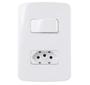 Imagem de Tomada e Interruptor 1 Seção Simples 10 Amp 4x2 Margirius B3