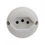 Imagem de Tomada Externa Flp 2P+T. 20A Branca - Kit C/10 Pecas