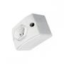 Imagem de Tomada Externa Perlex 2 Polos +Terra 10A Retangular Branca   711Brc/10 ./ Kit Com 10