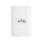 Imagem de Tomada Fame Habitat 2P+T 20A com Placa 4x2 Branco