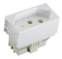 Imagem de Tomada fixa emb bip 10a - 250v c/pl 4x2 - ilumi lev