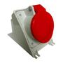 Imagem de Tomada Industrial de Sobrepor com tampa Vermelho 3P+T 32A 440V IP44 N4206-NEWKON STECK