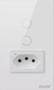 Imagem de Tomada Inteligente 2 Interruptor Wifi Google Alexa Automação Tomada 20A Branco 
