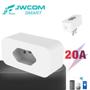 Imagem de Tomada Inteligente 20 Amperes Wifi Tuya Mede Consumo -