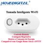 Imagem de Tomada Inteligente Nova Digital WIFI Smart Home 16A com Monitoramento de Energia APP Automação Residencial