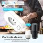 Imagem de Tomada Inteligente Wi-Fi Zigbee com Monitoramento de Energia - 16A/20A - Controle por App e Alexa