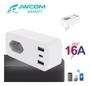 Imagem de Tomada Inteligente Wifi 2 Usb C Smart Plug Sem Fio Alexa 16A