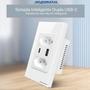 Imagem de Tomada Inteligente WiFi com Porta USB e Tipo C Tomada Smart