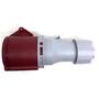 Imagem de Tomada Macho 32A YHT-N224 Vermelho CNC 3P+Terra