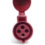 Imagem de Tomada Macho 3P+Terra 16A Modelo Yht-N214 Vermelho Cnc