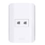 Imagem de Tomada Mdl 2 Rj11 Fone Pl 4x2 Linha Canoa - Romazi 8612