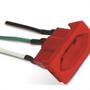 Imagem de Tomada Painel Steck Com Cabo 10A 250V Vermelha S8630