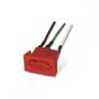 Imagem de Tomada Painel Steck Com Cabo 20A 250V Vermelha  S8631