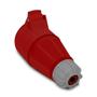 Imagem de Tomada Pendente ou Acoplamento 215 3P + N + T 6H 380Vca / 16A Vermelho IP44 Sibratec