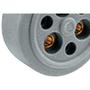 Imagem de Tomada Polarizada Lumibras 3X30 Nylon 33 - Kit C/10 Unidades