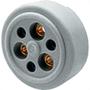 Imagem de Tomada Polarizada Lumibras 3X30 Nylon 33 - Kit C/10 Unidades