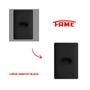 Imagem de Tomada Preta 2P+T 10A/250V Com Placa Habitat Black - Fame