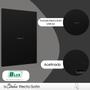 Imagem de Tomada Recta Satin USB 2A Com Placa Black Universal - BLux