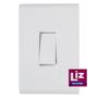 Imagem de Tomada Simples Tramontina Liz 2P+T 20A/250V Com 10 Unidades