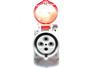 Imagem de Tomada steck 3p+t 32a 380/440v 4206 vermelho