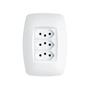 Imagem de Tomada tripla 20a/250v com placa 4x2 Fame Elegance 5 unidades