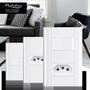 Imagem de Tomada Tripla 20a Com Placa 4x2 Fame Modulare - Kit 3 Un