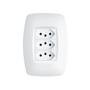 Imagem de Tomada Tripla Fame Elegance 2P+T 20A Com Placa 4X2 Branco