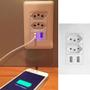 Imagem de Tomada USB Branco 4x2 Tipo C Rápido