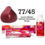 Imagem de Tonalizante Color Touch 77/45 Louro Médio Intenso Vermelho Acaju + Emulsão Ox  Wella Professionals