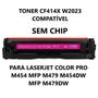Imagem de Toner 414X W2023 Magenta P/ M454DW M454DN M479FDW M479DW  Sem Chip