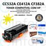 Imagem de Toner CC532A CF382A CE412A M351 M375 M451 M471 M475 - yellow- 2.8k Compatível