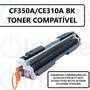 Imagem de Toner Compatível Para Impressora M176N M177FW CF350A Preto - Laserjet Pro