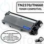 Imagem de Toner Compatível Para L-2320D L-2360DW L-2740DW TN2370 TN2340 TN660 tn2370 tn2340 Preto