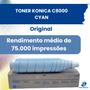 Imagem de Toner konica tn-615 / c8000 cyan azul ciano - original