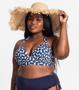 Imagem de Top Biquíni Estampado Com Bojo Plus Size Uni Femme Bege