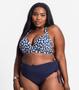 Imagem de Top Biquíni Estampado Com Bojo Plus Size Uni Femme Bege
