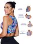 Imagem de Top Essencial Nadador Estampado Fitness Conforto Dia a Dia