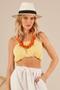 Imagem de Top Faixa Com Lastex Amarelo Yacamim F5